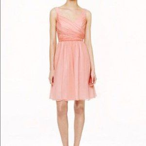 J. Crew Heidi Silk Chiffon Dress